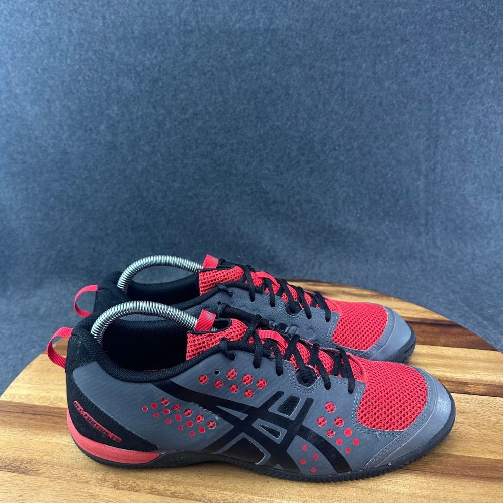 Asics Gel-Fortius TR Mens 8.5 Red Grey Black Training Shoes S334Y